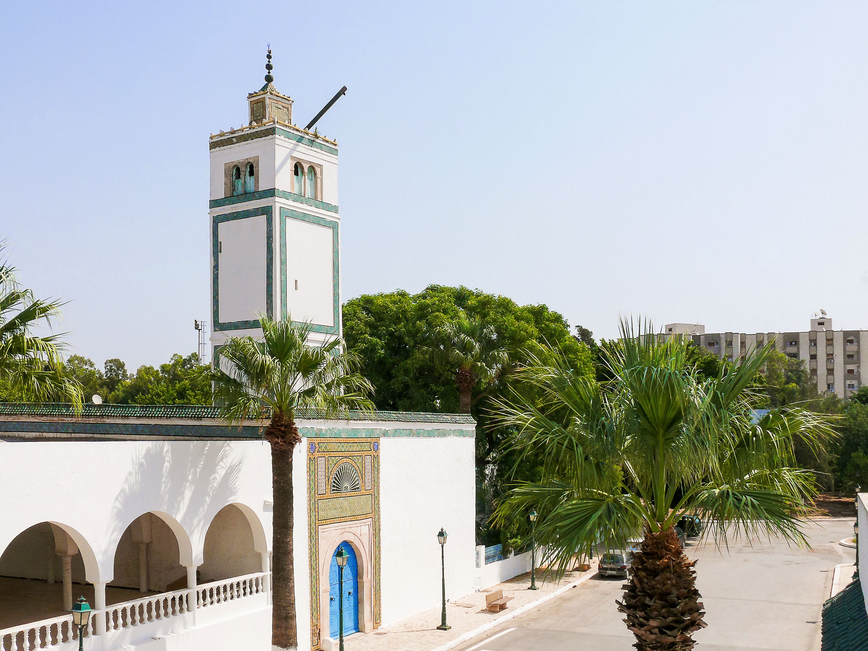 Entrance in Bardo Museum, Tunis, Tunisia.