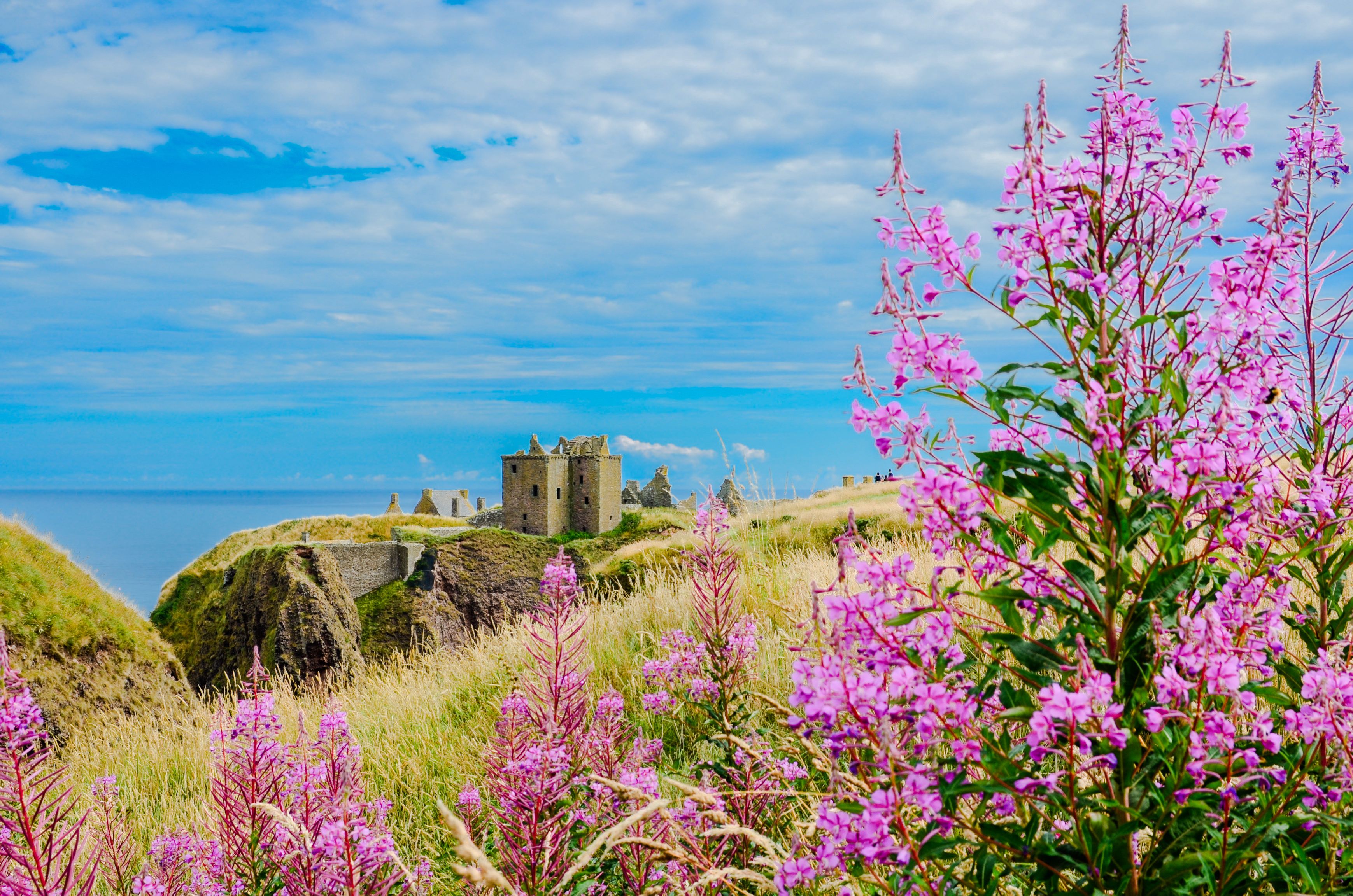 Dunnottar castle in Scotland